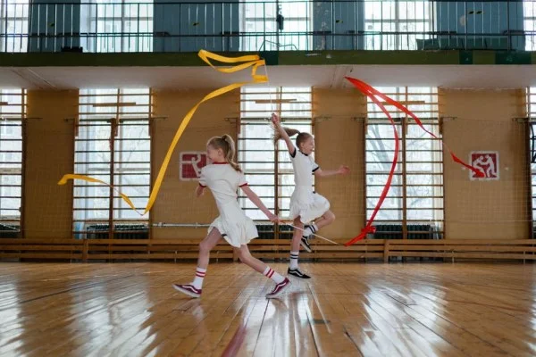 gymnast ribbon performance